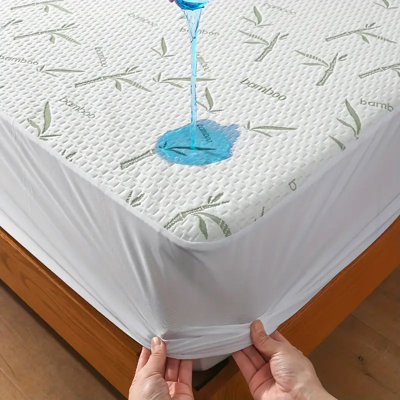 1pc Bamboo Mattress Protector, - Waterproof Mattress Protector Breathable recension och pris
