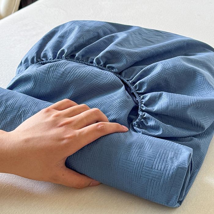 New Embossed Brushed Microfibe - Fitted Bed Sheets Deep Pocket recension och pris