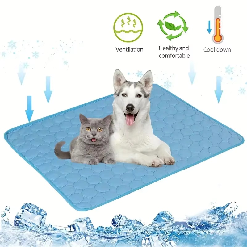 Pet Ice Mat Summer Cooling Mat - Cooling Blanket Hot Sleepers recension och pris