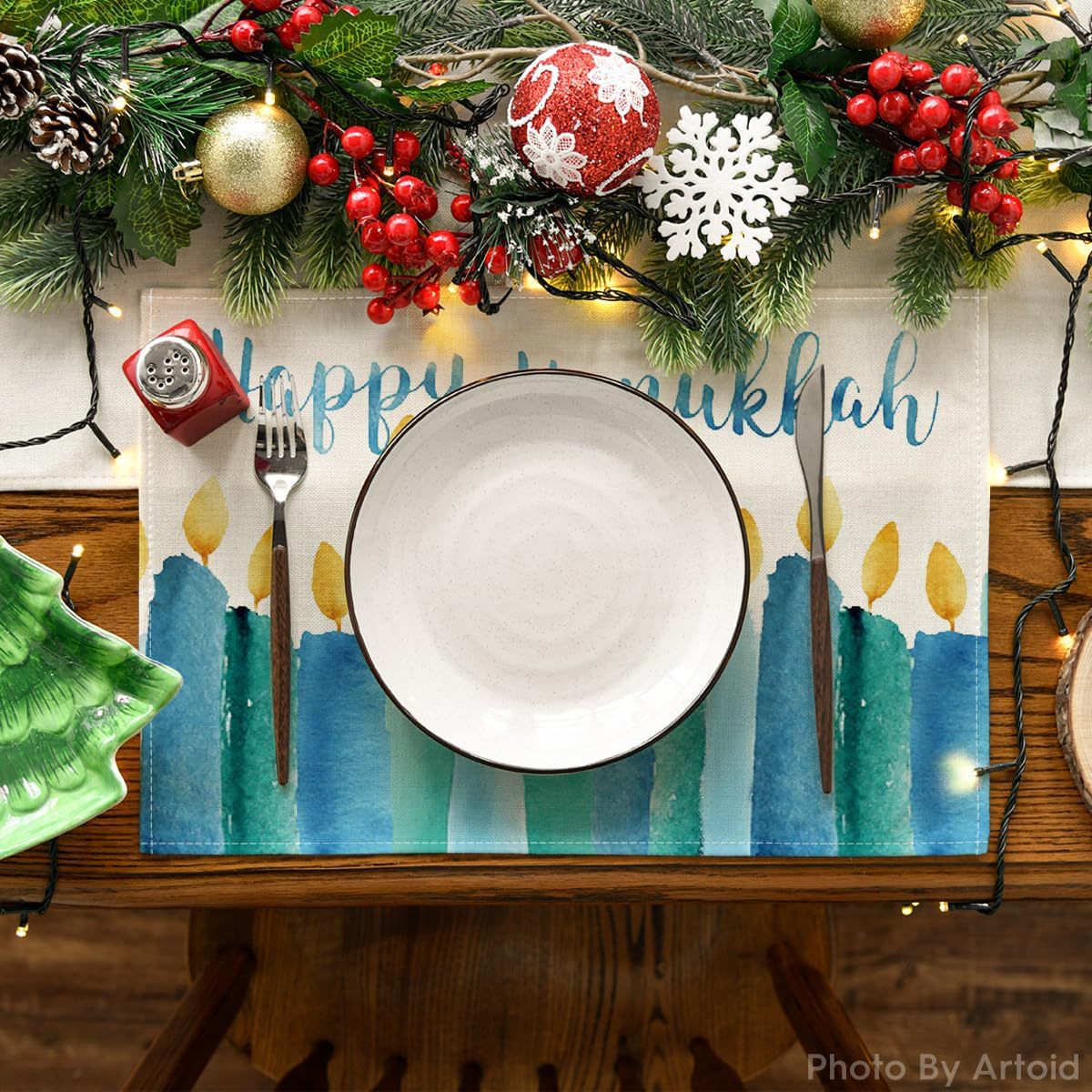 8Pcs Jewish Holiday Placemat S - Kitchen recension och pris