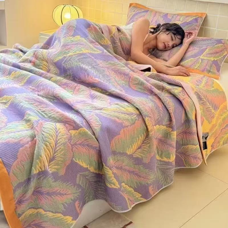 6-Layer Muslin Blanket Queen S - Muslin Cotton Bedspread recension och pris