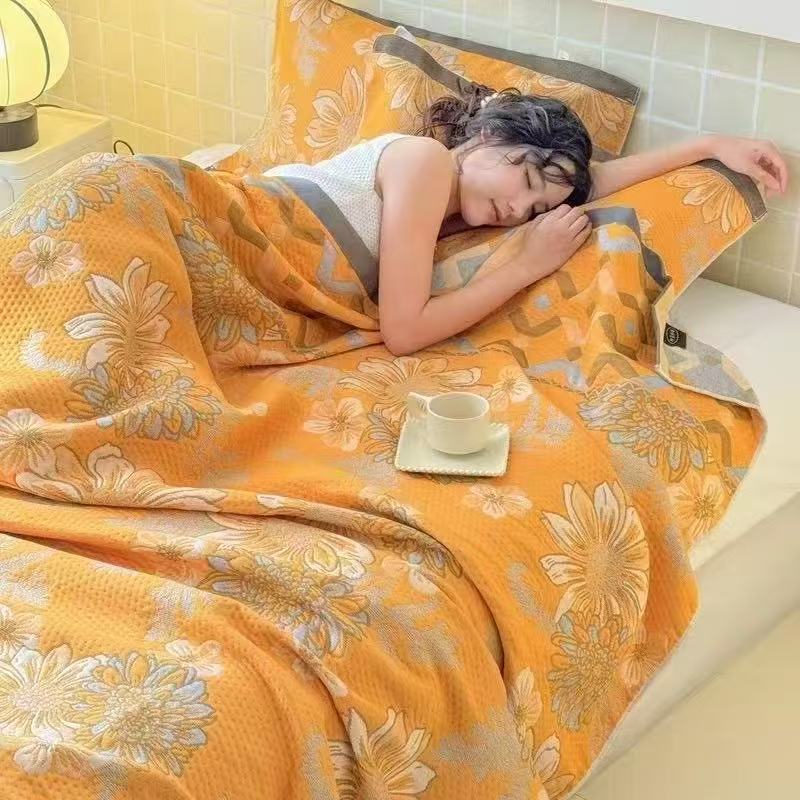 6-Layer Muslin Blanket Queen S - Muslin Cotton Bedspread recension och pris