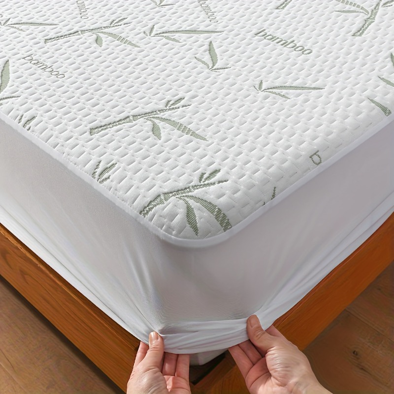 MEICARE 100% Bamboo Fiber Matt - Waterproof Mattress Protector Breathable recension och pris