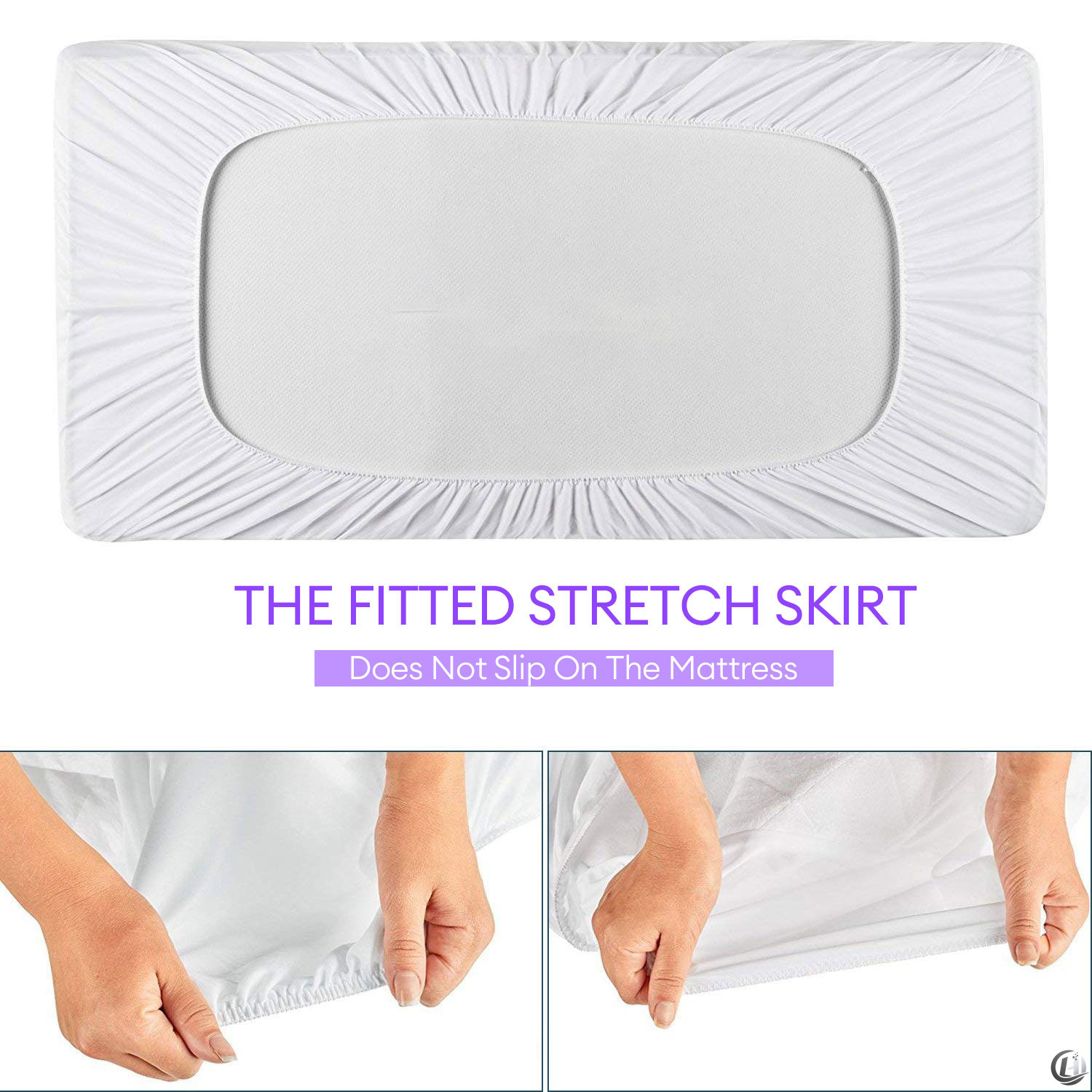 1pc Crib Mattress Protector Sm - Waterproof Mattress Protector Breathable recension och pris