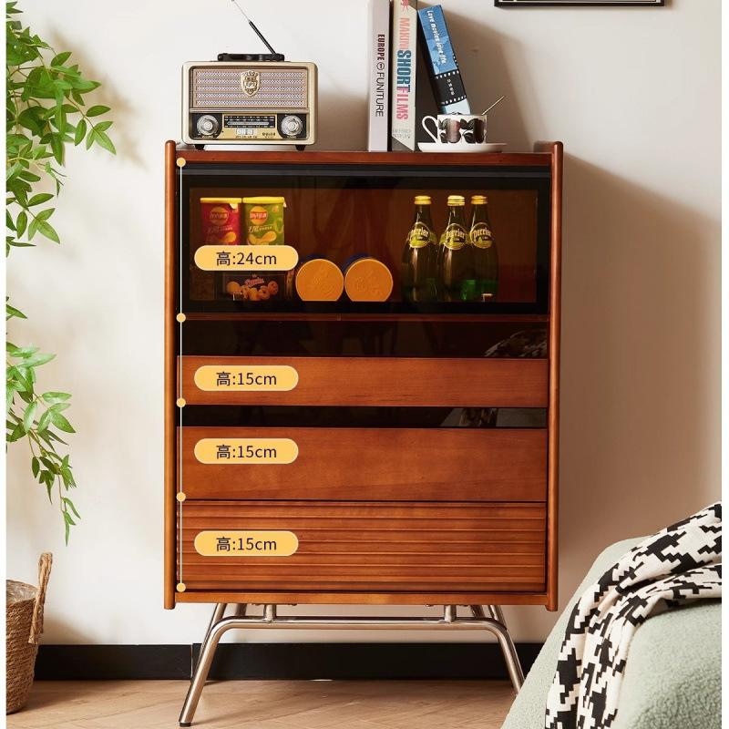 Solid wood chest Nordic, retro - Storage & Organization recension och pris