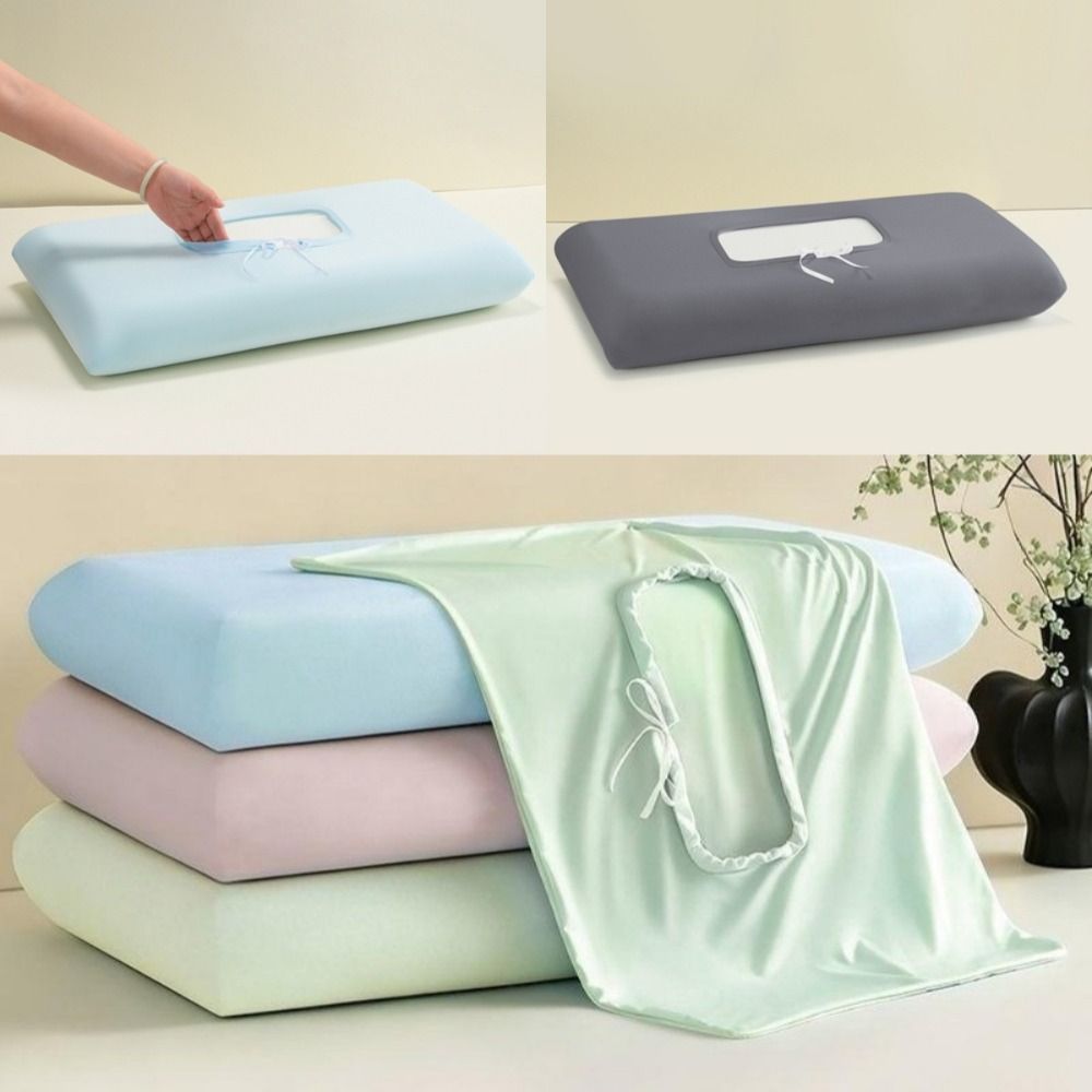 New Ice Feel Silk Pillowcase P - Satin Silk Pillowcase Hair Skin recension och pris