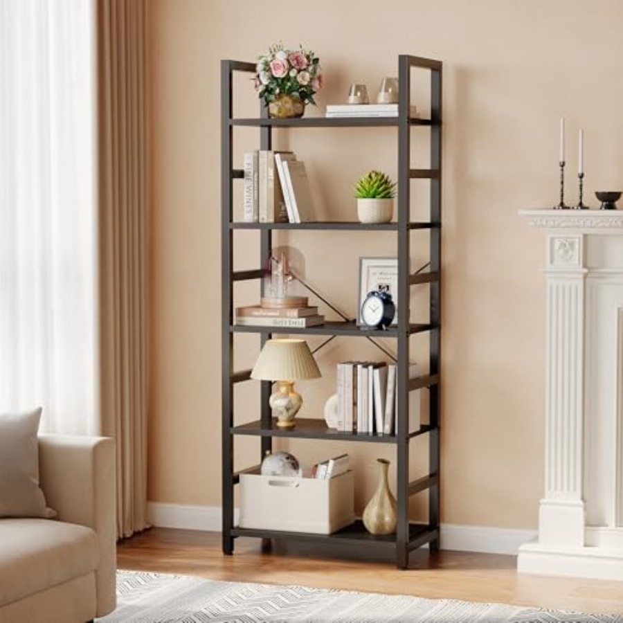 5-Tier Bookshelf, Modern Tall  - Storage & Organization recension och pris