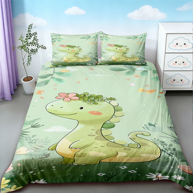 Duvet Cover Cute Dinosaur King - Bedding recension och pris