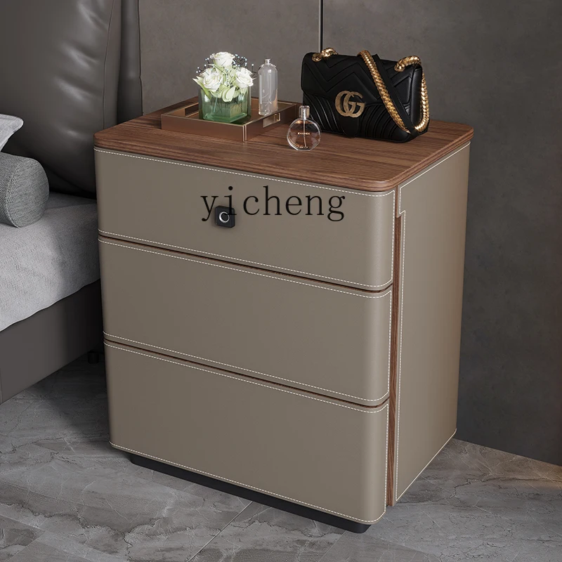 X5-14 saddle leather bedside t - Storage & Organization recension och pris