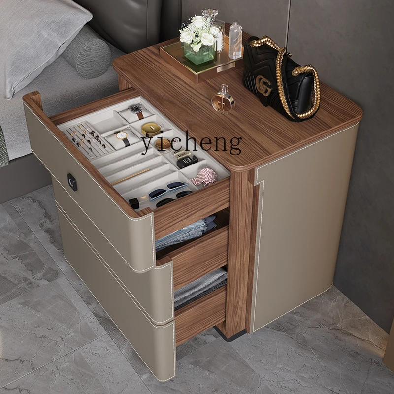 X5-14 saddle leather bedside t - Storage & Organization recension och pris