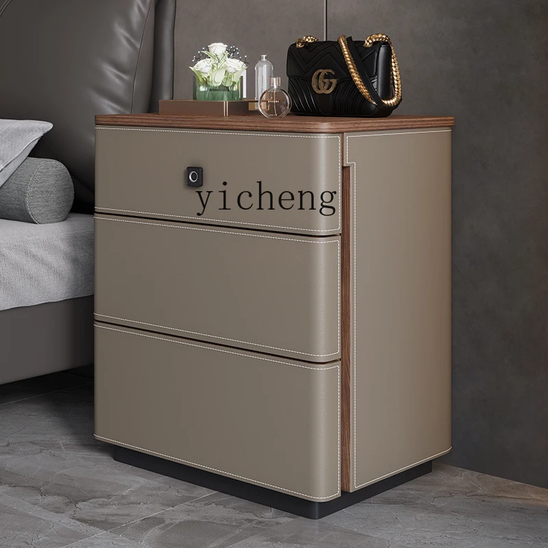 X5-14 saddle leather bedside t - Storage & Organization recension och pris