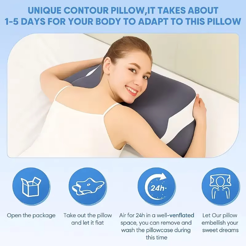 Memory Foam Pillows Butterfly  - Memory Foam Orthopedic Pillow Neck Pain recension och pris