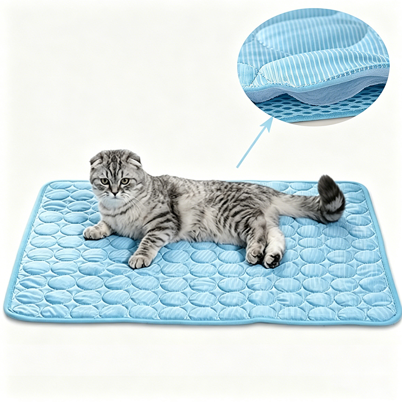 Pet Cooling Mat for Dogs Cats  - Cooling Blanket Hot Sleepers recension och pris