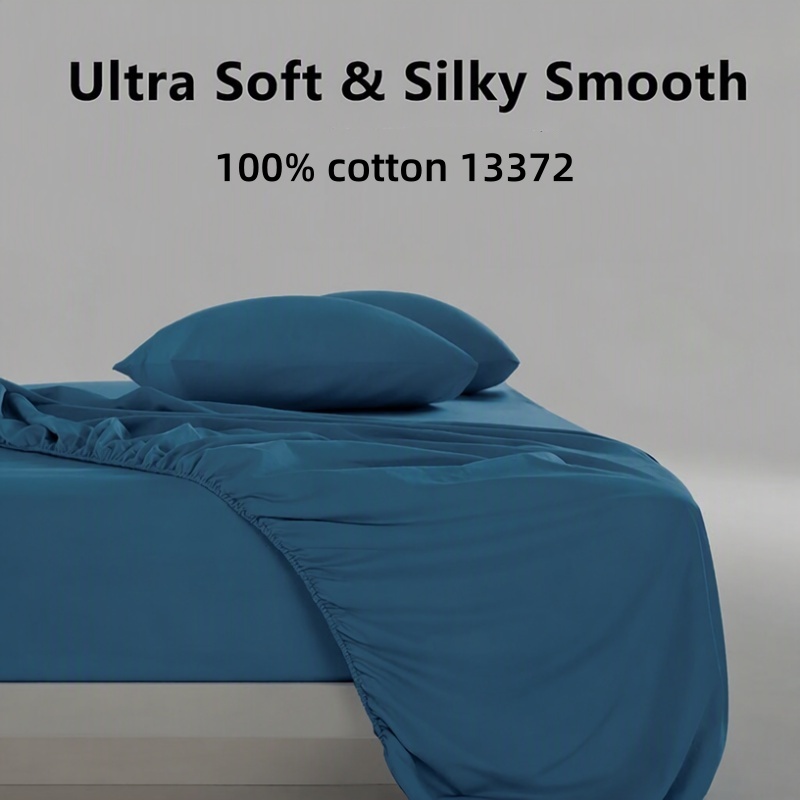 4Pcs King Size Bed Sheet Set 1 - Fitted Bed Sheets Deep Pocket recension och pris