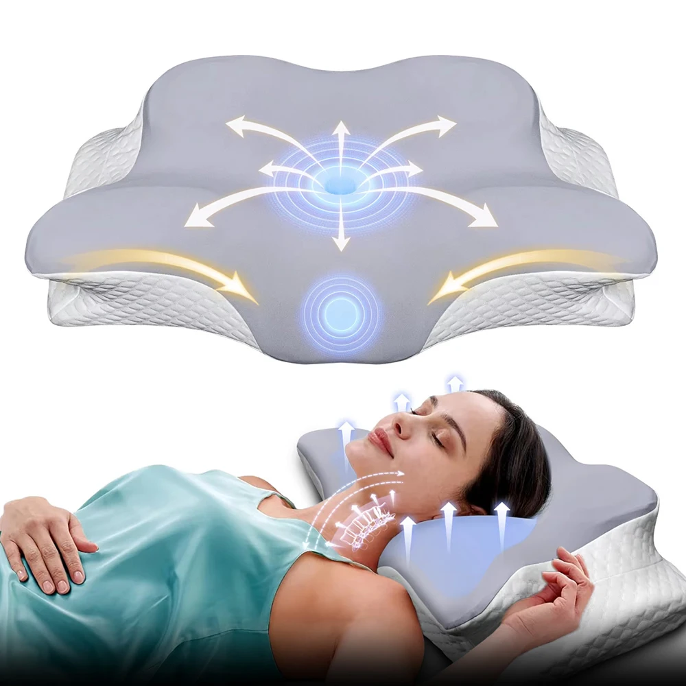 Memory Foam Pillows Butterfly  - Memory Foam Orthopedic Pillow Neck Pain recension och pris