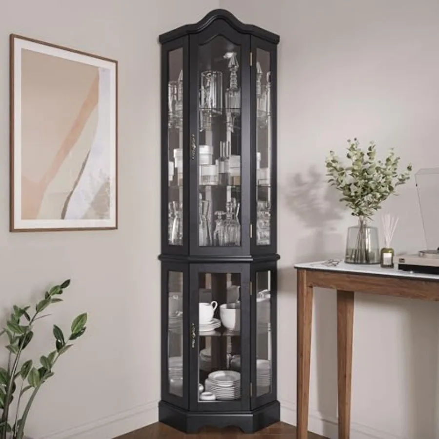 Lighted 3-side glass display c - Kitchen recension och pris