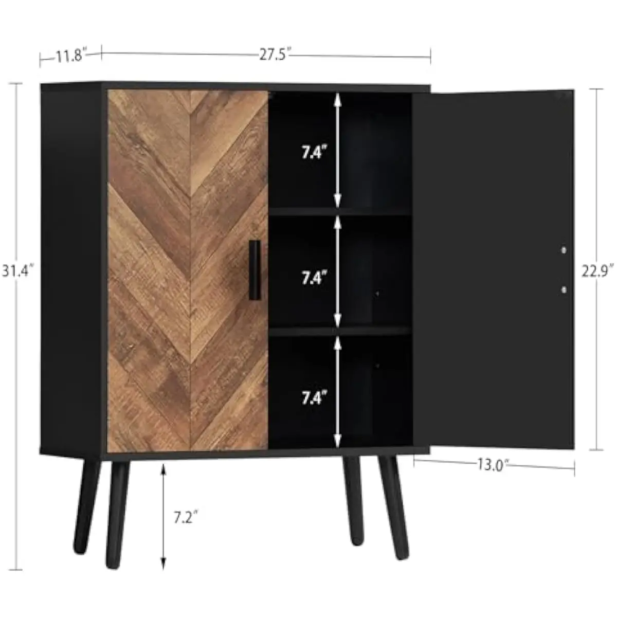 Storage Unit with Two Adjustab - Storage & Organization recension och pris