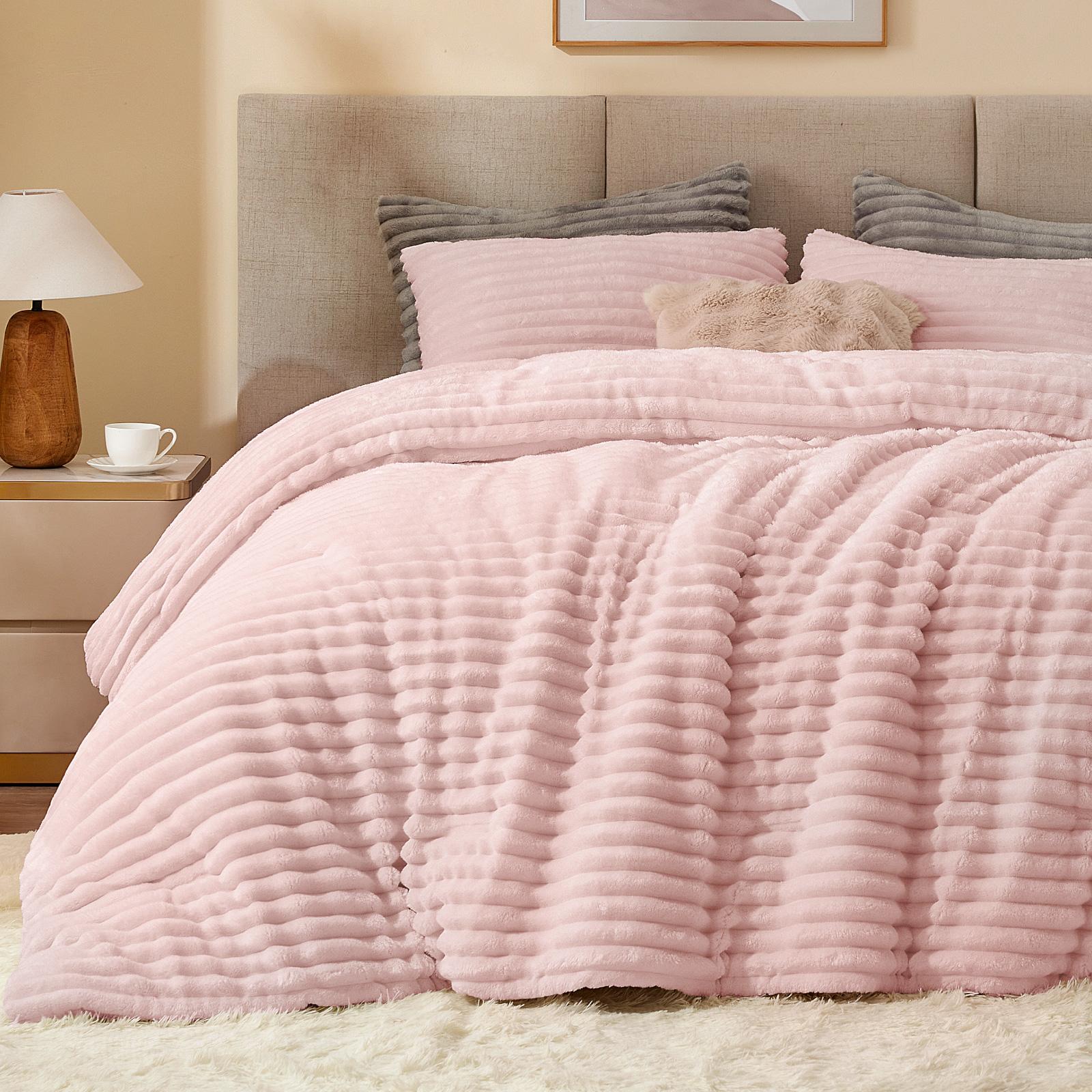 Super Soft Fluffy Fleece Comfo - Fluffy Fleece Comforter King Size recension och pris