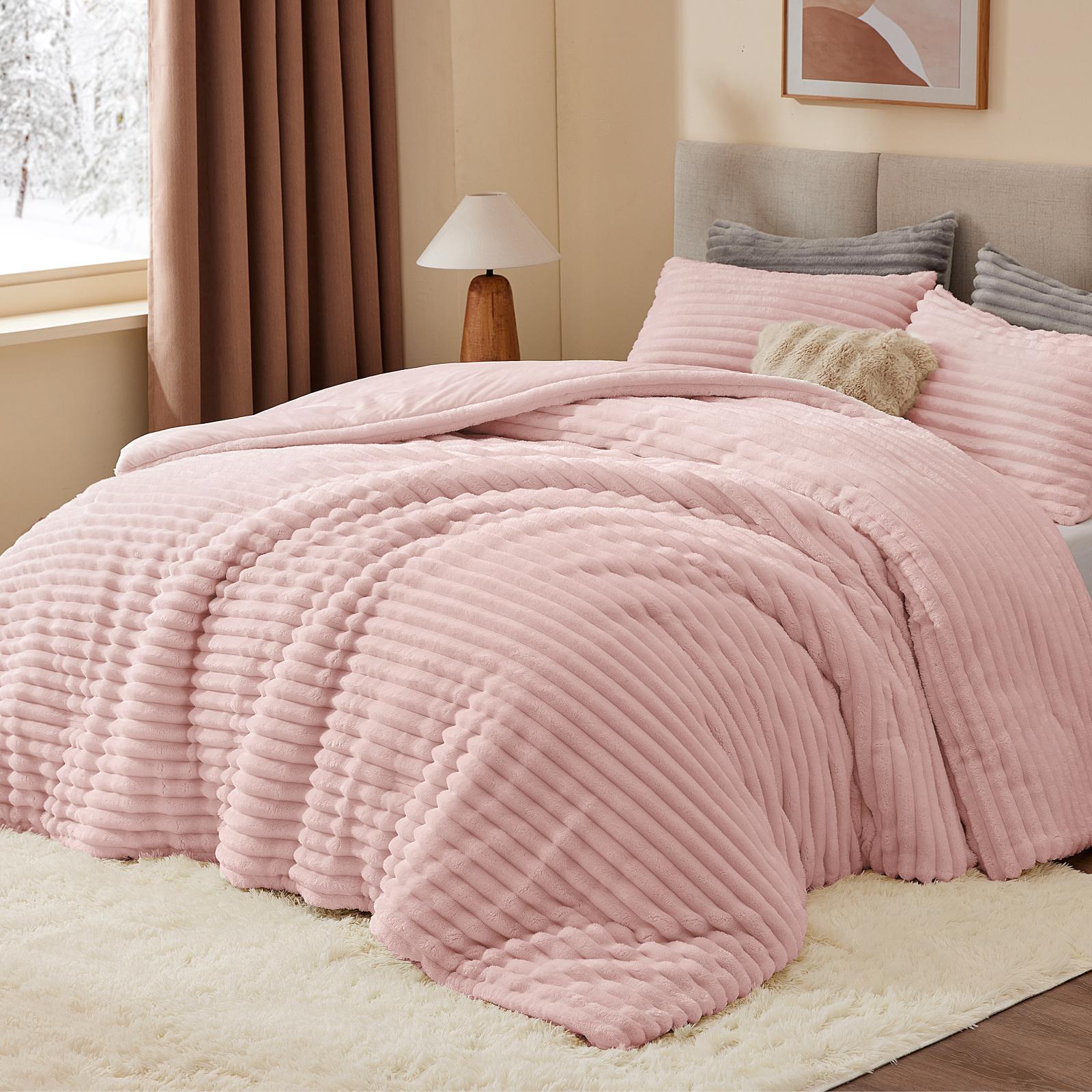 Super Soft Fluffy Fleece Comfo - Fluffy Fleece Comforter King Size recension och pris