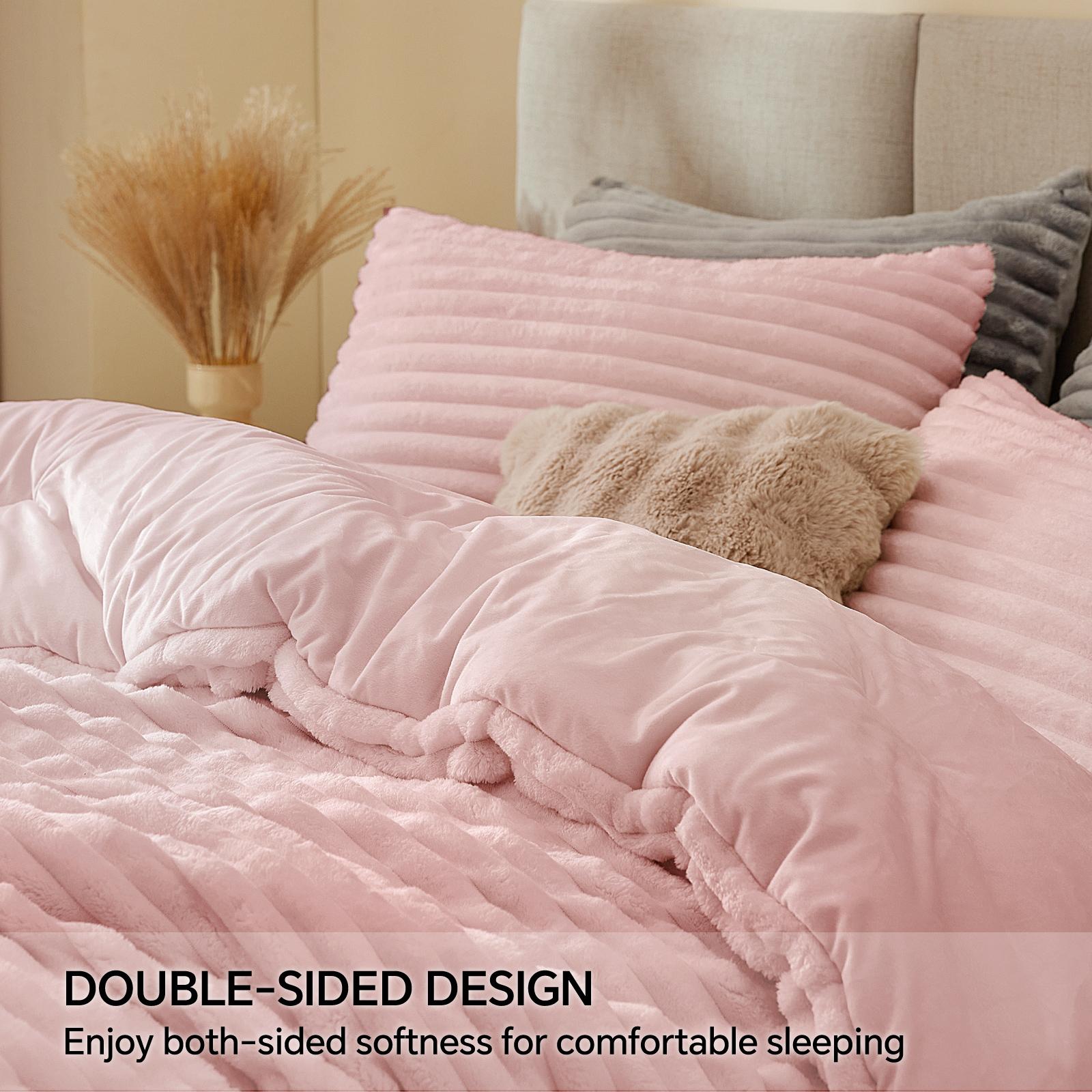 Super Soft Fluffy Fleece Comfo - Fluffy Fleece Comforter King Size recension och pris