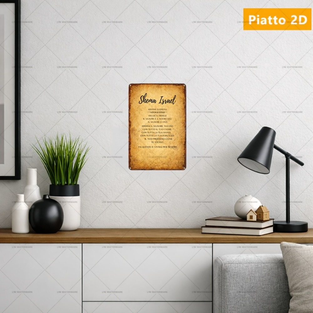 CIFBUY  Hebrew Scripture Alumi - Home Decor recension och pris