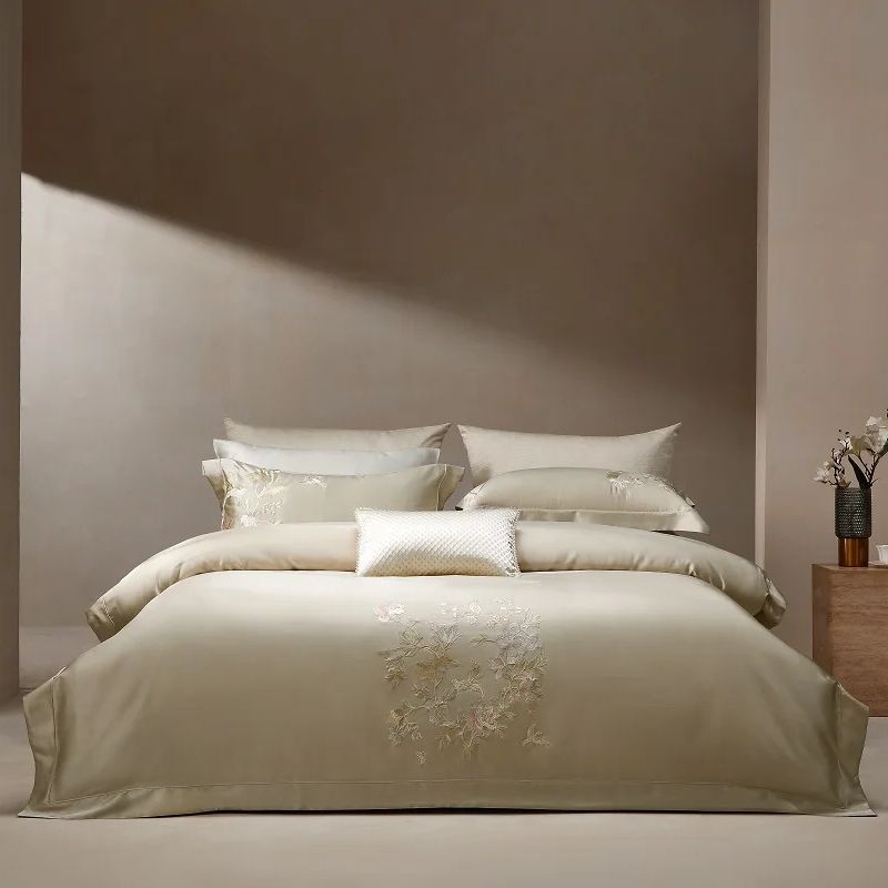 High Precision Brocade Lyocell - Aesthetic Floral Duvet Cover recension och pris